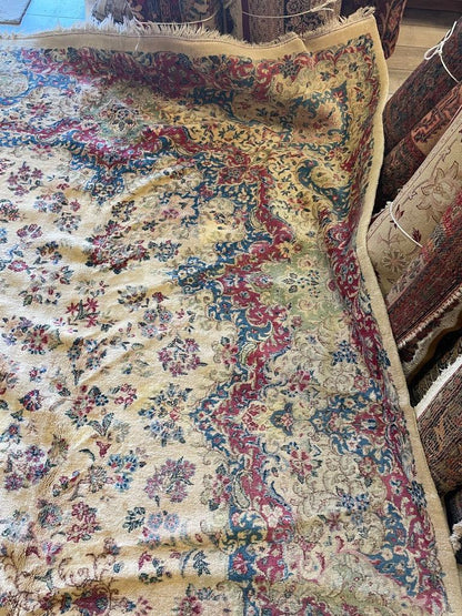 Handmade Vintage 1930's Kirman 10x13 area Rug - Nuvé