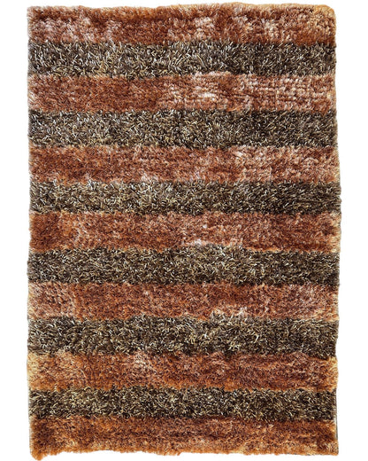 Handwoven Multi-Tone 2” Shag Rug 4 x 6 - Nuvé