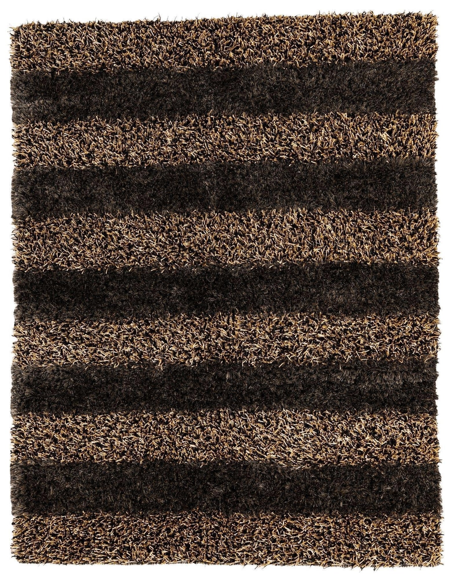 Handwoven Multi-Tone Shag Rug 5' x 6' 7 - Nuvé