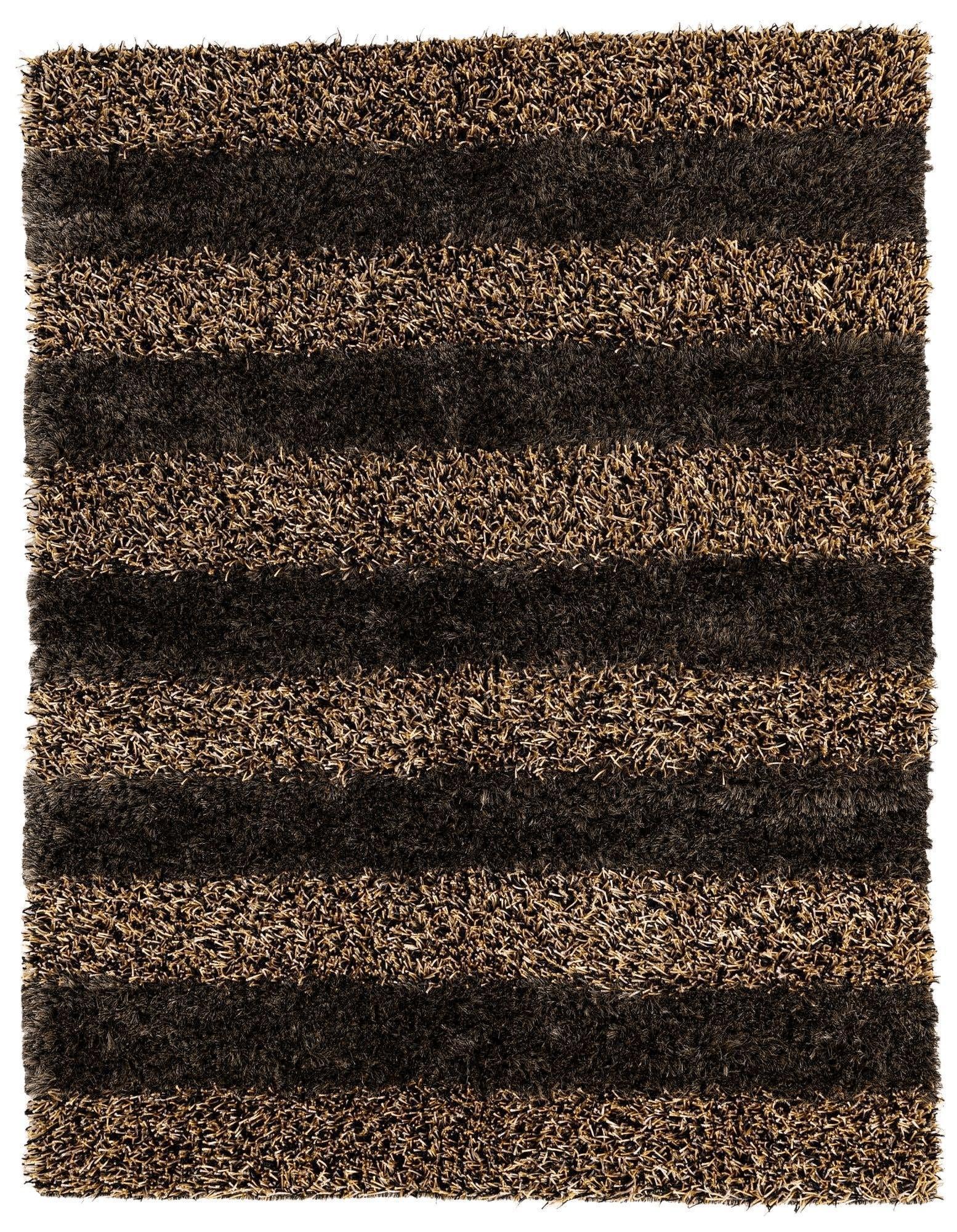 Handwoven Multi-Tone Shag Rug 5' x 6' 7 - Nuvé
