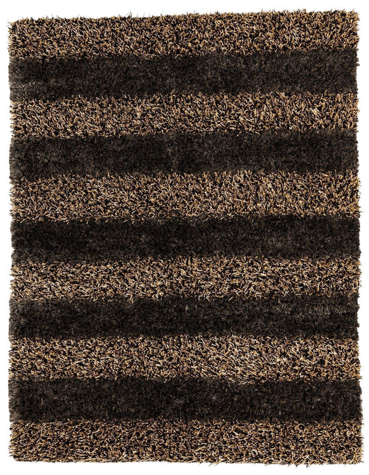 Handwoven Multi-Tone Shag Rug 5' x 6' 7 - Nuvé