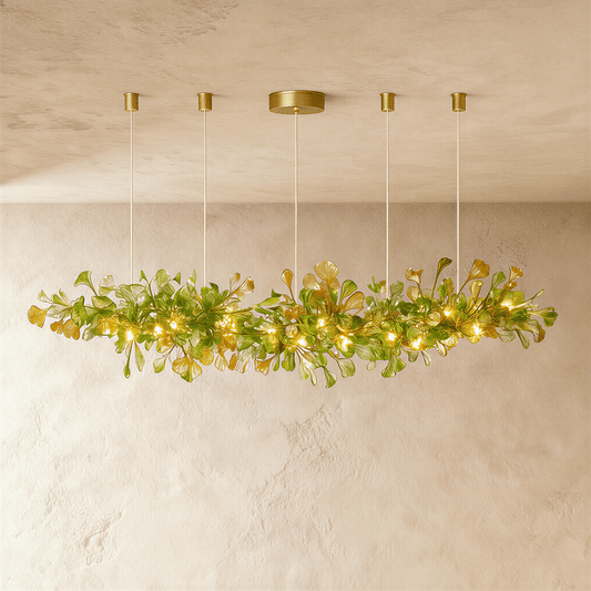 Elegant Hanita chandelier by Residence Supply featuring a stylish, modern design with multiple light fixtures and intricate detailing.