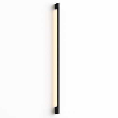 Residence Supply Hanur Wall Lamp showing a sleek, modern design with a curved metal arm and white lampshade mounted on a wall.