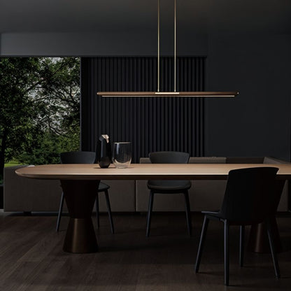 Harbin pendant light by Residence Supply with a modern design, featuring a sleek metal frame and glass shade.