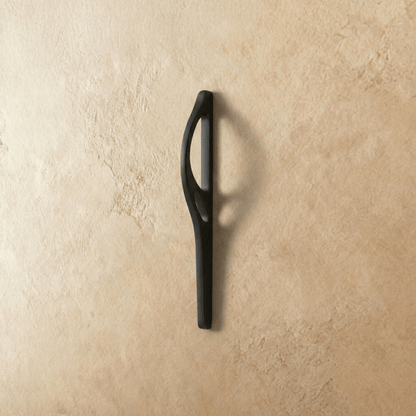 Residence Supply Hazis Pull Bar for cabinets, sleek metal hardware for modern home decor, shown mounted on cabinet door.