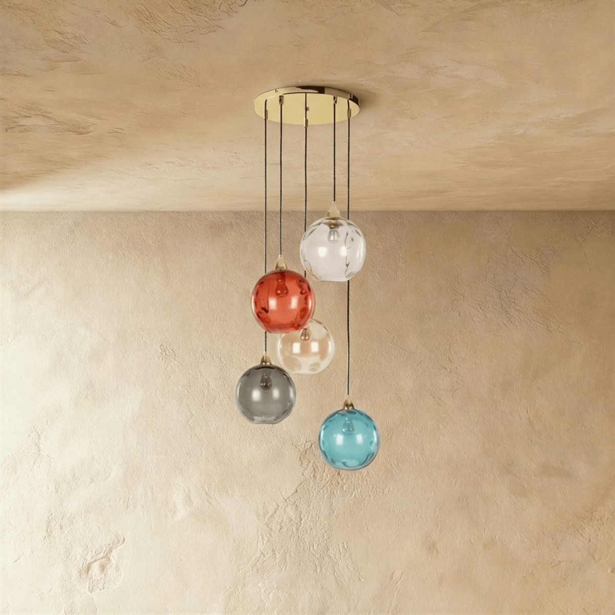 Modern Hea Pendant Light by Residence Supply with a sleek design and adjustable hanging cord, ideal for contemporary interior lighting.