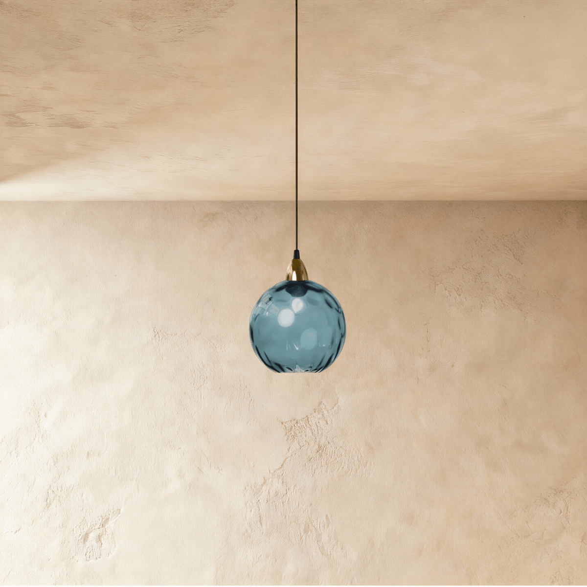 Modern Hea Pendant Light by Residence Supply with a sleek metal fixture and clear glass shade, perfect for contemporary interior decor.