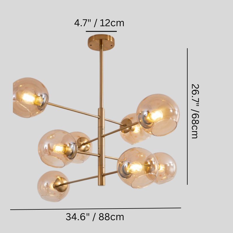 Hebrew Indoor Chandelier - Nuvé