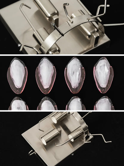Pink Lotus Textured Glass Wall Sconce
