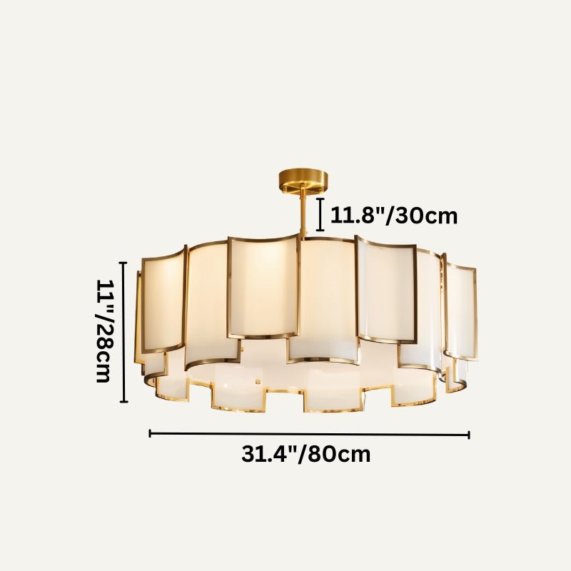 Hiraj chandelier by Residence Supply with intricate metal design and multiple hanging lights for elegant home lighting.