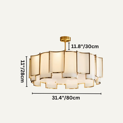 Hiraj chandelier by Residence Supply with intricate metal design and multiple hanging lights for elegant home lighting.