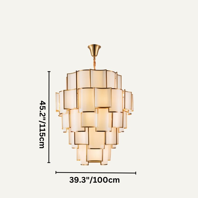 Hiraj chandelier by Residence Supply featuring intricate metalwork and multiple hanging lights for elegant room illumination.