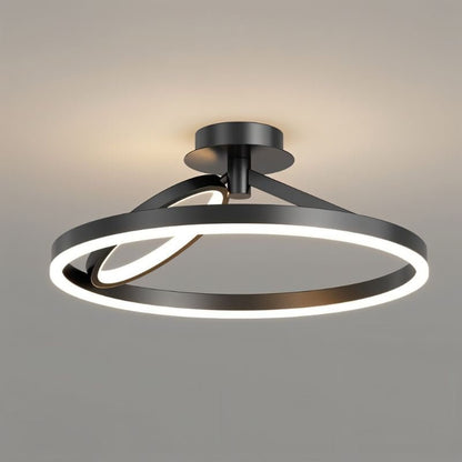 Hring Ceiling Light by Residence Supply featuring a sleek, modern design with a smooth circular shape and integrated LED lighting.