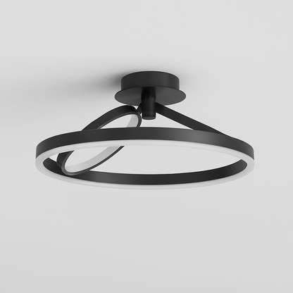 Modern Hring Ceiling Light by Residence Supply with a sleek, circular design and integrated LED illumination.