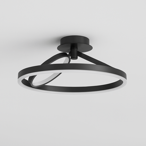 Modern Hring Ceiling Light by Residence Supply with a sleek, circular design and integrated LED illumination.