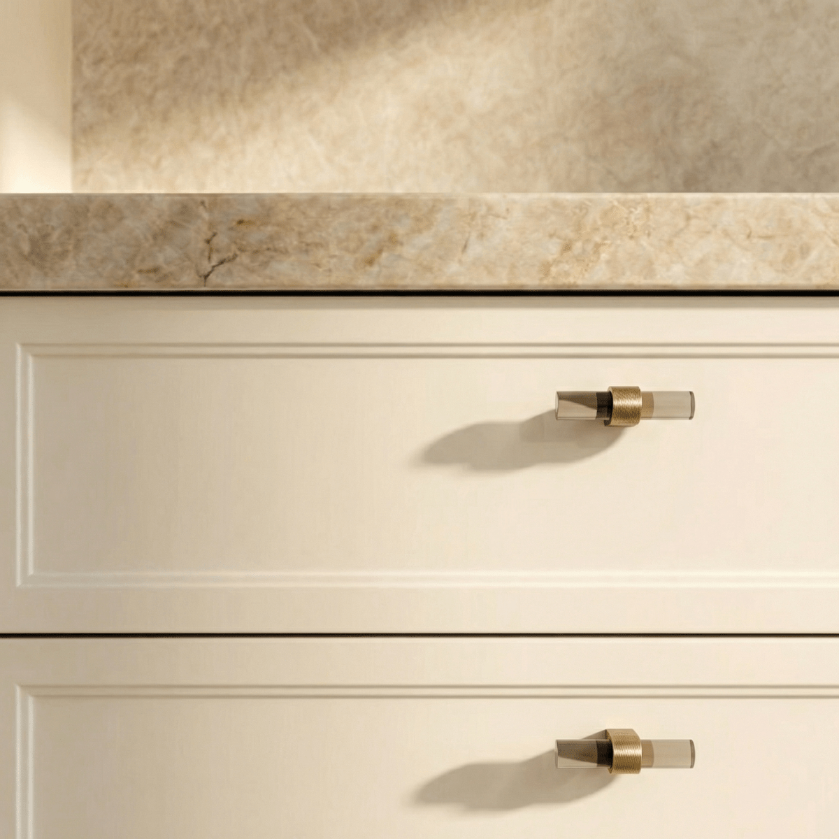 Hyle knob and pull bar from Residence Supply, made of metal with a sleek finish, designed for cabinet hardware in home and garden.