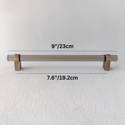 Residence Supply Hyle Knob and Pull Bar for cabinets, featuring sleek metal design with a modern finish.