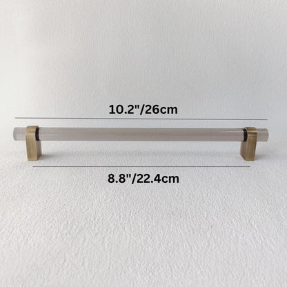 Hyle knob and pull bar from Residence Supply, cabinet hardware for home and garden, with a sleek metallic finish.