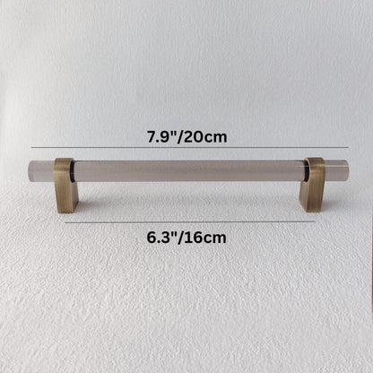 Hyle knob and pull bar in brushed nickel finish with sleek, modern design for cabinet hardware in home and garden decor.