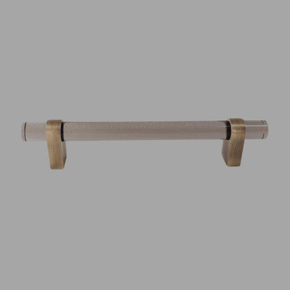 Hyle knob and pull bar by Residence Supply, brushed metal cabinet hardware for drawers and cabinets.
