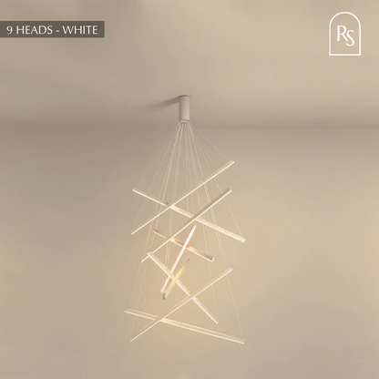 Ilona Chandelier by Residence Supply featuring elegant metal and glass design with multiple light fixtures for sophisticated lighting.