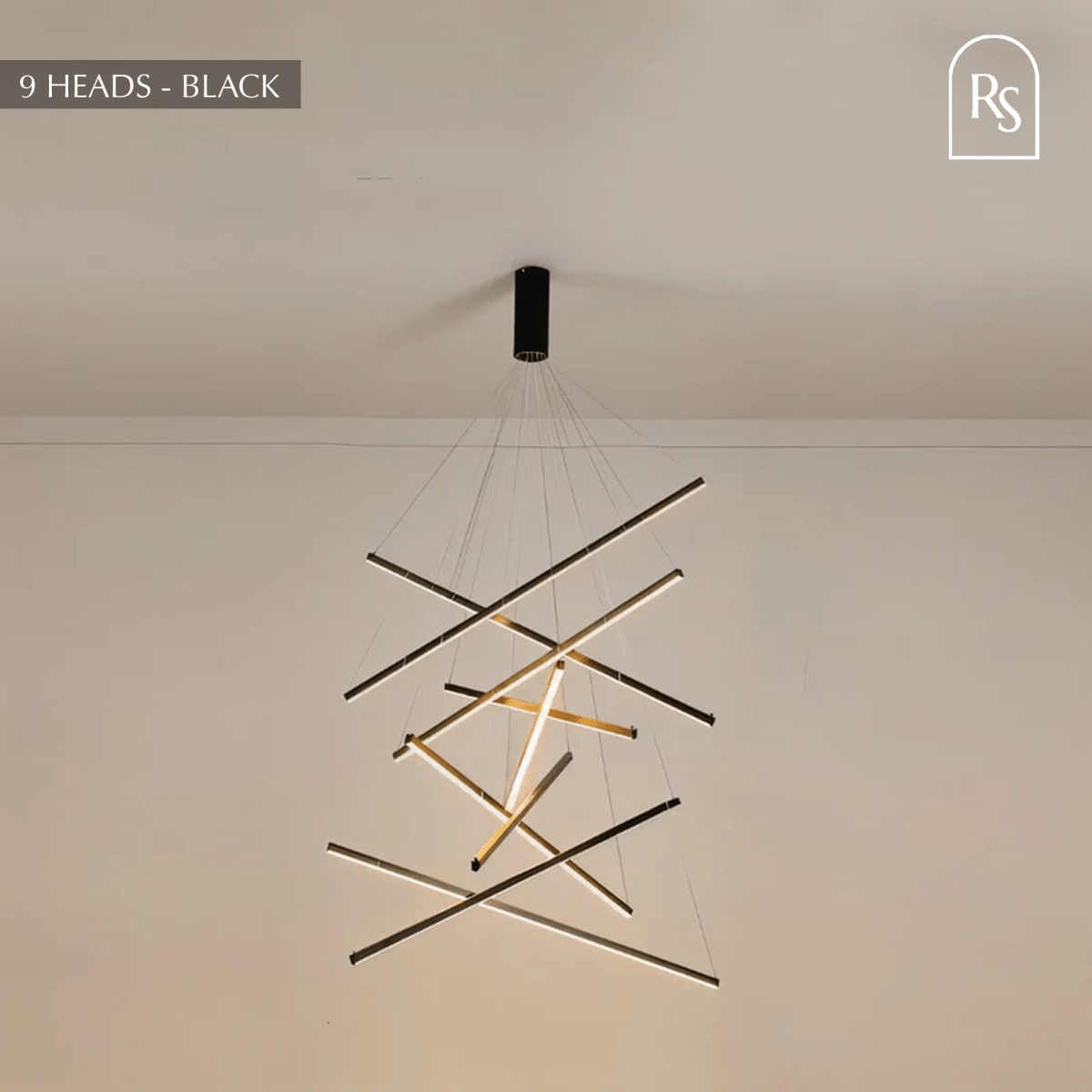 Ilona Chandelier by Residence Supply featuring multiple hanging glass orbs and a modern brass finish for elegant lighting.