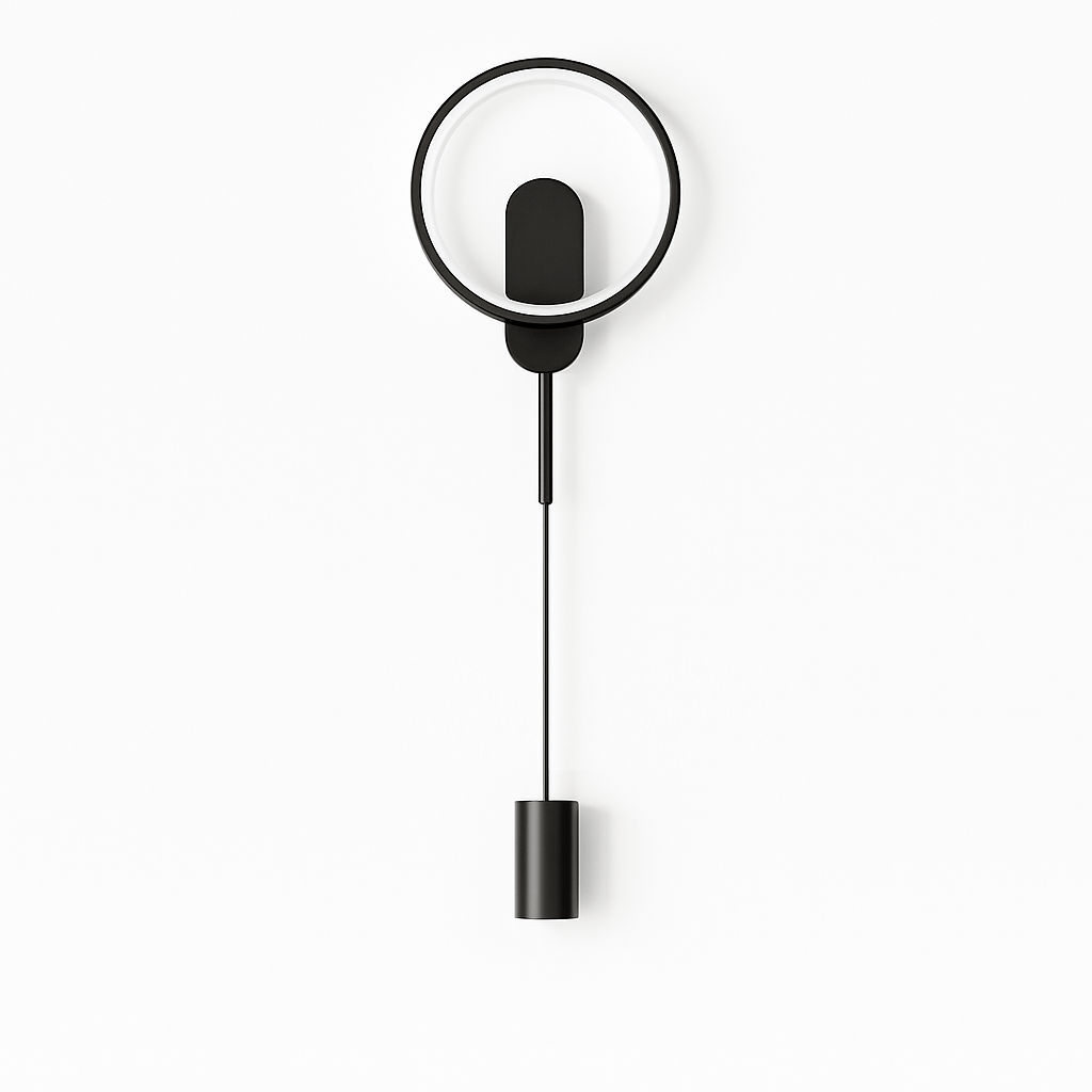 Residence Supply Imrat Wall Lamp with elegant curved design and matte finish, ideal for modern interior lighting.
