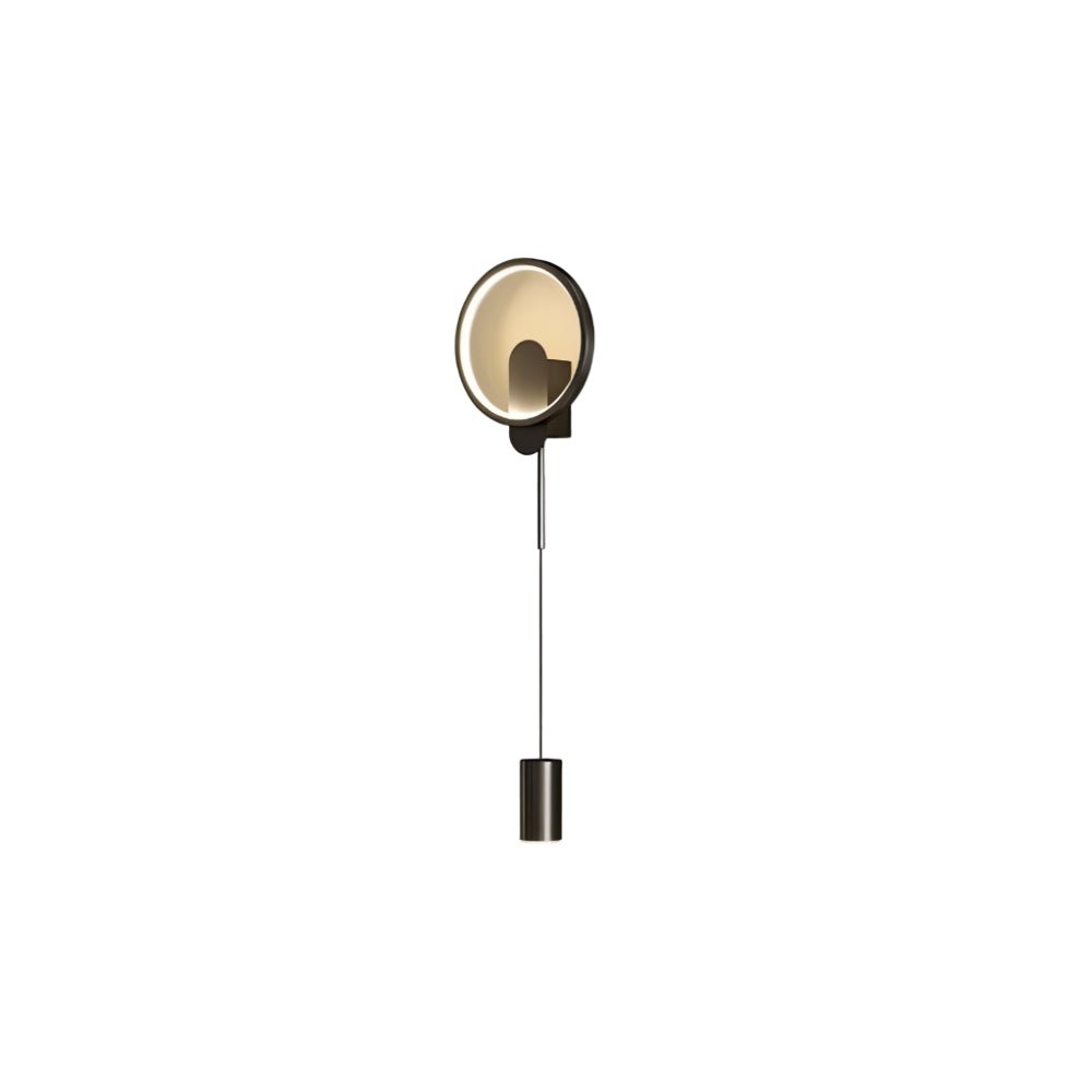 Black Imrat Wall Lamp by Residence Supply featuring a modern design and sleek wall-mounted fixture.