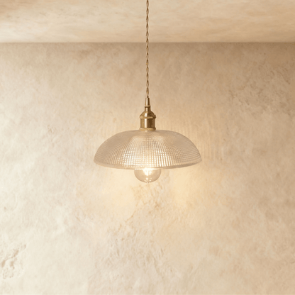 Residence Supply Isabel Pendant Light featuring a sleek, modern design with a metal frame and glass shade for contemporary decor.