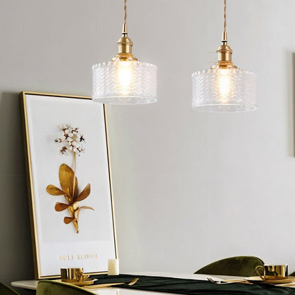Residence Supply Isabel pendant light with a sleek modern design, featuring a round shade and hanging fixture.