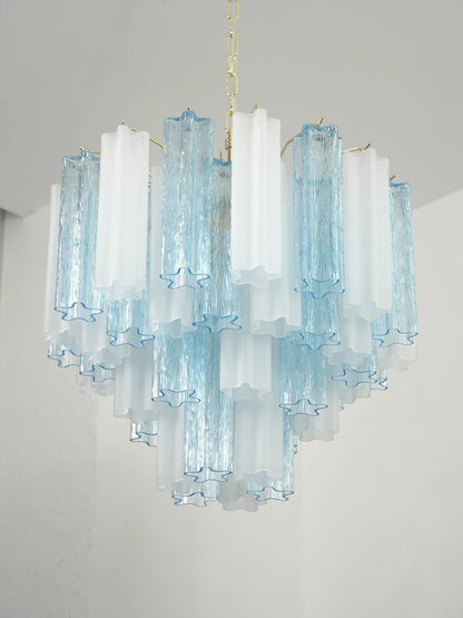 Anwen Two-Tone Glass Tube Chandelier
