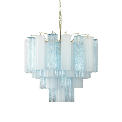 Anwen Two-Tone Glass Tube Chandelier