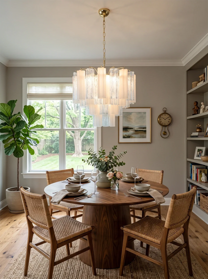 Anwen Two-Tone Glass Tube Chandelier