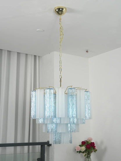 Anwen Two-Tone Glass Tube Chandelier