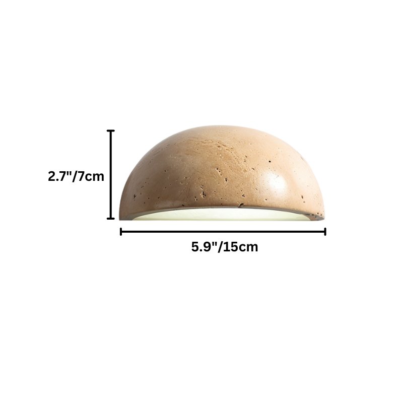 Ivado Travertine Wall Lamp - Nuvé