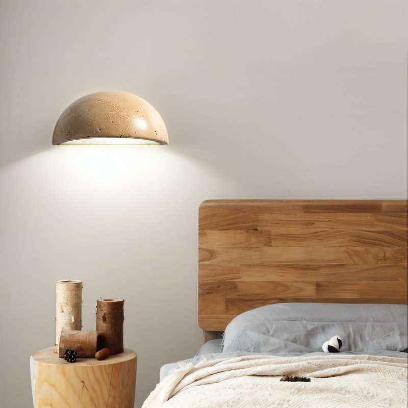 Ivado Travertine Wall Lamp - Nuvé