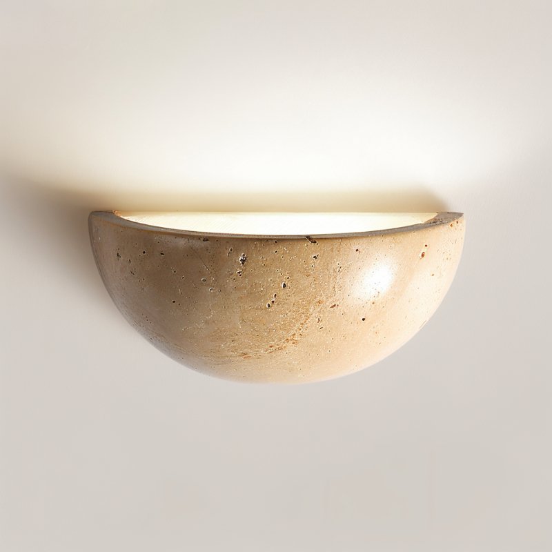 Ivado Travertine Wall Lamp - Nuvé