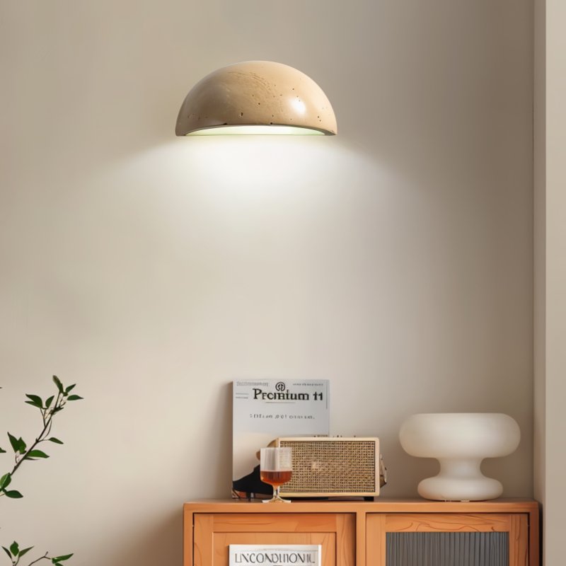 Ivado Travertine Wall Lamp - Nuvé