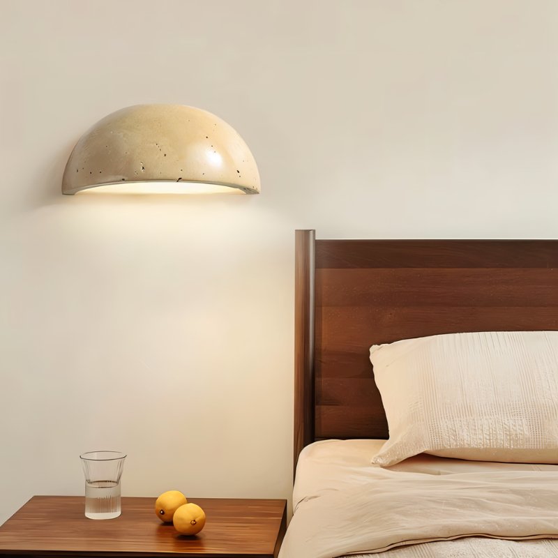 Ivado Travertine Wall Lamp - Nuvé