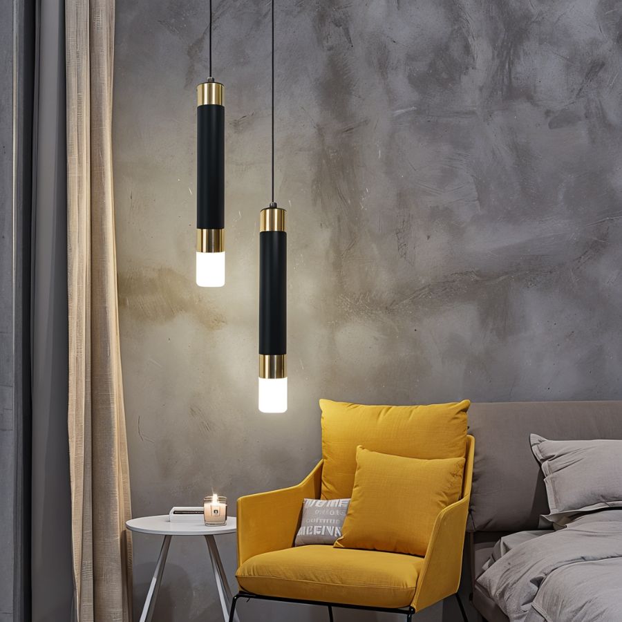 Ivanna Pendant Light by Residence Supply, modern hanging fixture with a sleek metal shade and adjustable cord for stylish lighting.