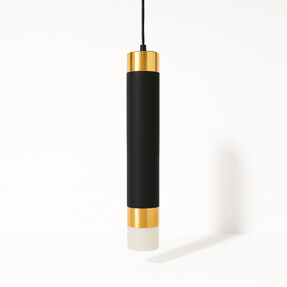 Ivanna Pendant Light by Residence Supply, modern hanging light fixture with a sleek design and decorative metal accents.