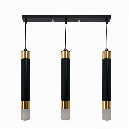 Ivanna Pendant Light by Residence Supply hanging from ceiling with a modern design and warm lighting.