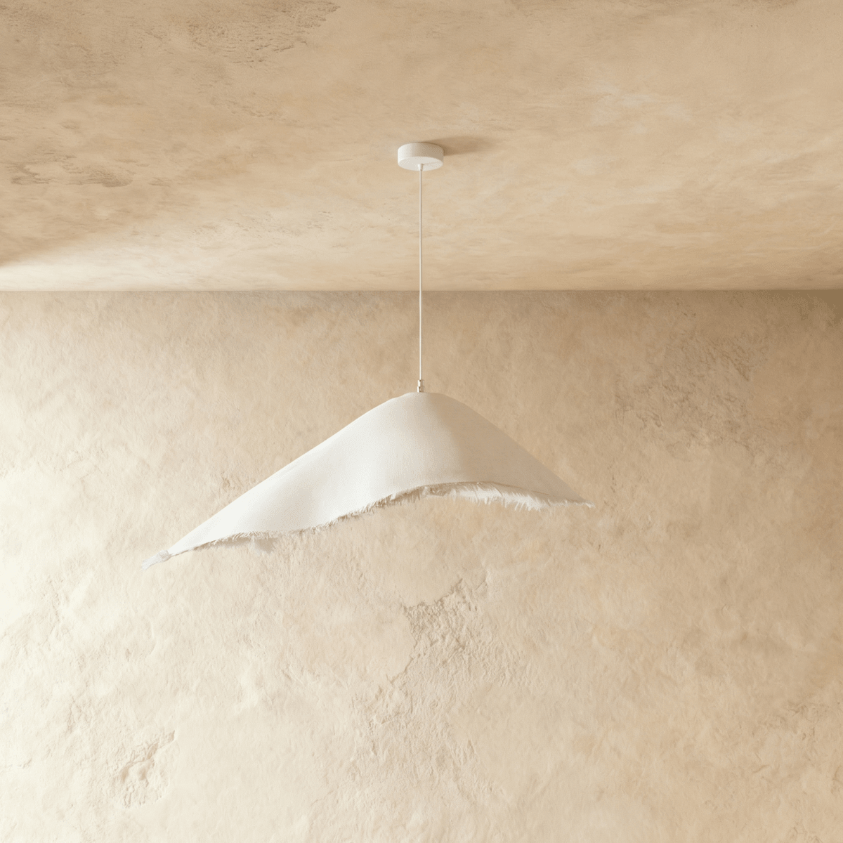 Jairo pendant light by Residence Supply featuring a sleek, modern design with a metal shade and hanging cord for stylish lighting.