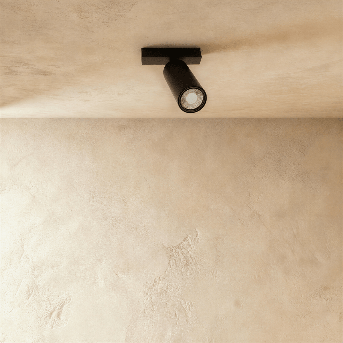 Residence Supply Janae Track Light System with adjustable spotlights mounted on a sleek black track for modern lighting.