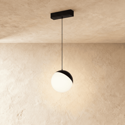 Residence Supply Janae Track Light System with adjustable spotlights and sleek modern design on a white ceiling background.