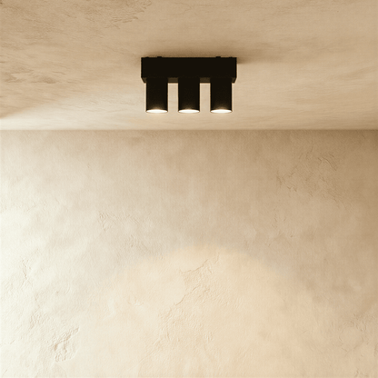 Modern Janae Track Light System by Residence Supply with adjustable spotlights on a sleek track for versatile lighting.