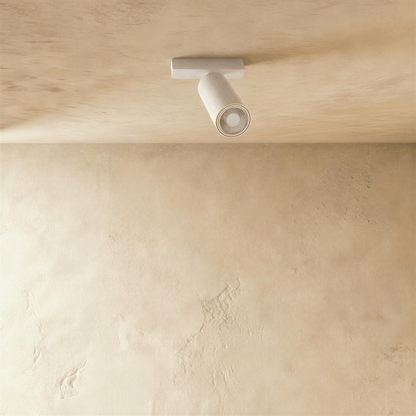 Janae Track Light System by Residence Supply with adjustable spotlights on a sleek metal track for modern lighting.
