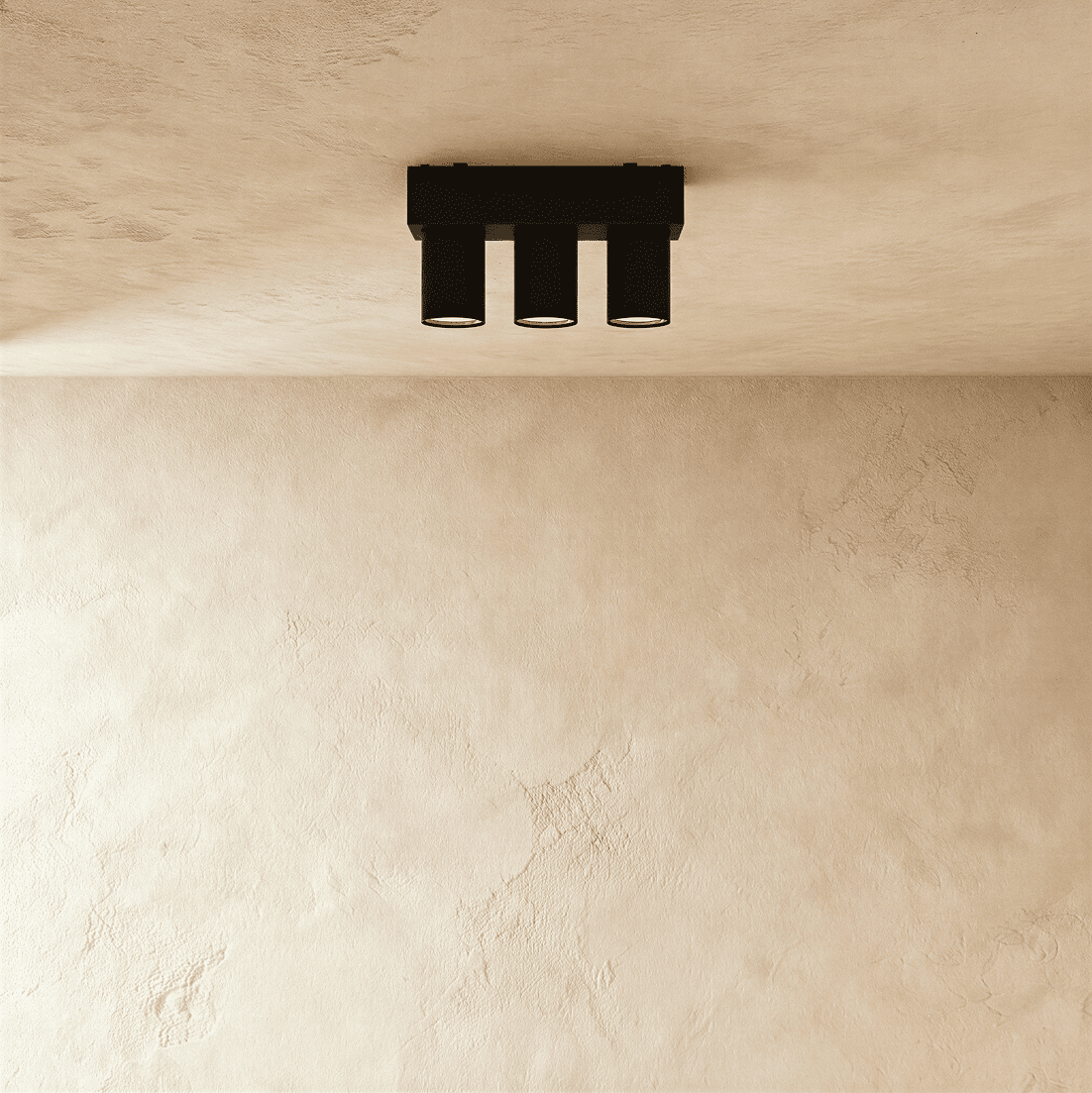 Modern Janae Track Light System by Residence Supply featuring adjustable spotlights and sleek metal finish.