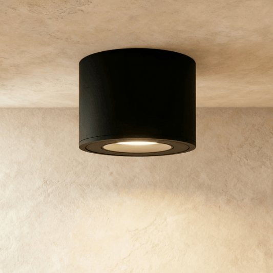 Modern Jannis Downlight from Residence Supply, white LED ceiling light fixture with sleek design and adjustable brightness.