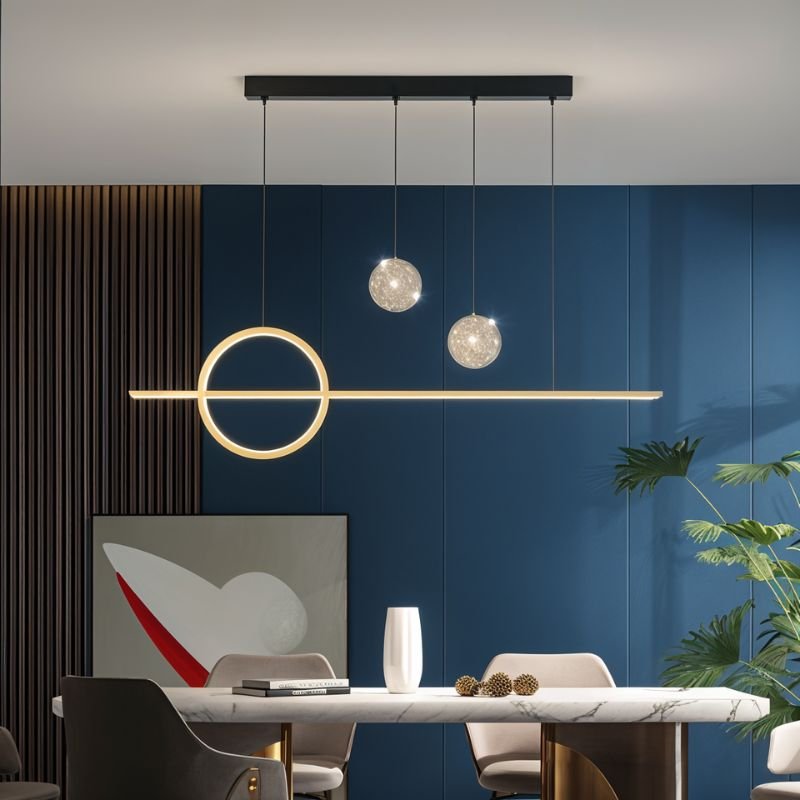 Modern Joffrey Pendant Light by Residence Supply featuring a sleek metal design and warm ambient lighting.